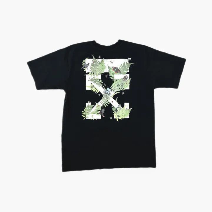 Off-White Off-White Short Sleeve T-Shirt with Butterfly Logo 0079 Size US S / EU 44-46 / 1 - 3 Thumbnail