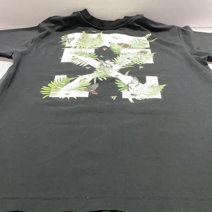 Off-White Off-White Short Sleeve T-Shirt with Butterfly Logo 0079 Size US S / EU 44-46 / 1 - 15 Thumbnail