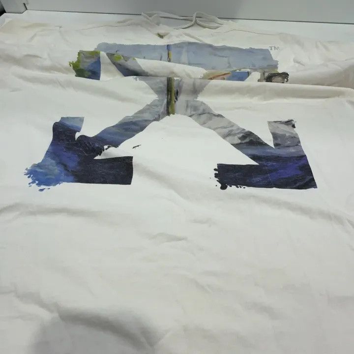Off-White Off-White Artistic Arrow Graphic Cotton T-Shirt 0079 Size US M / EU 48-50 / 2 - 14 Thumbnail