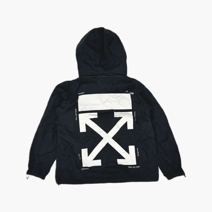 Off-White Off-White Logo Print Hooded Jacket for Men 0079 Size US M / EU 48-50 / 2 - 3 Thumbnail