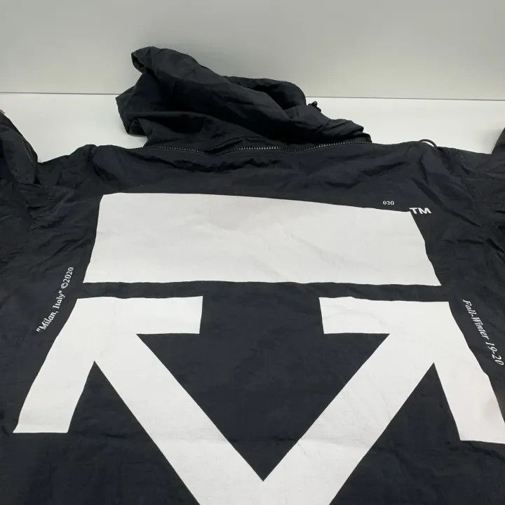 Off-White Off-White Logo Print Hooded Jacket for Men 0079 Size US M / EU 48-50 / 2 - 13 Thumbnail