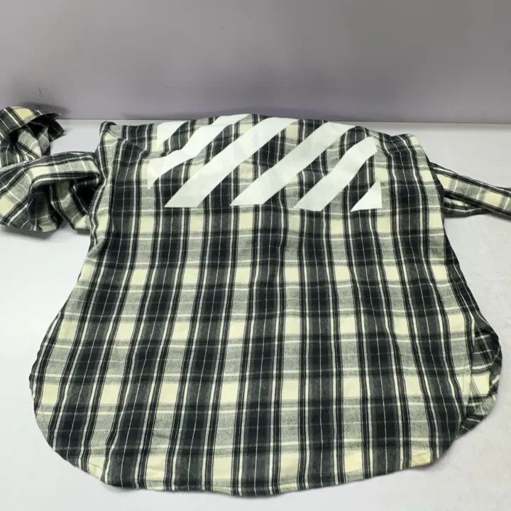 Off-White Off-White Plaid Oversized Long Sleeve Shirt 0079 Size US M / EU 48-50 / 2 - 11 Thumbnail