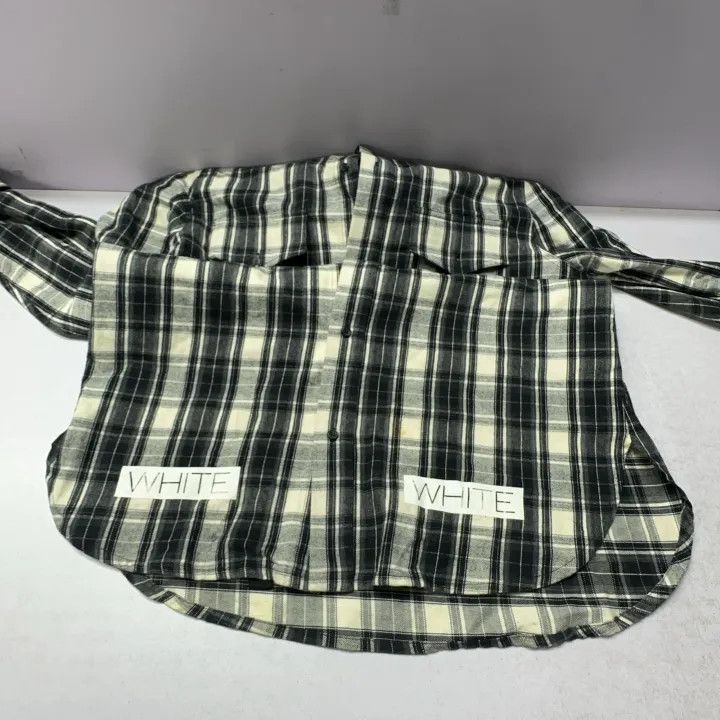 Off-White Off-White Plaid Oversized Long Sleeve Shirt 0079 Size US M / EU 48-50 / 2 - 8 Thumbnail