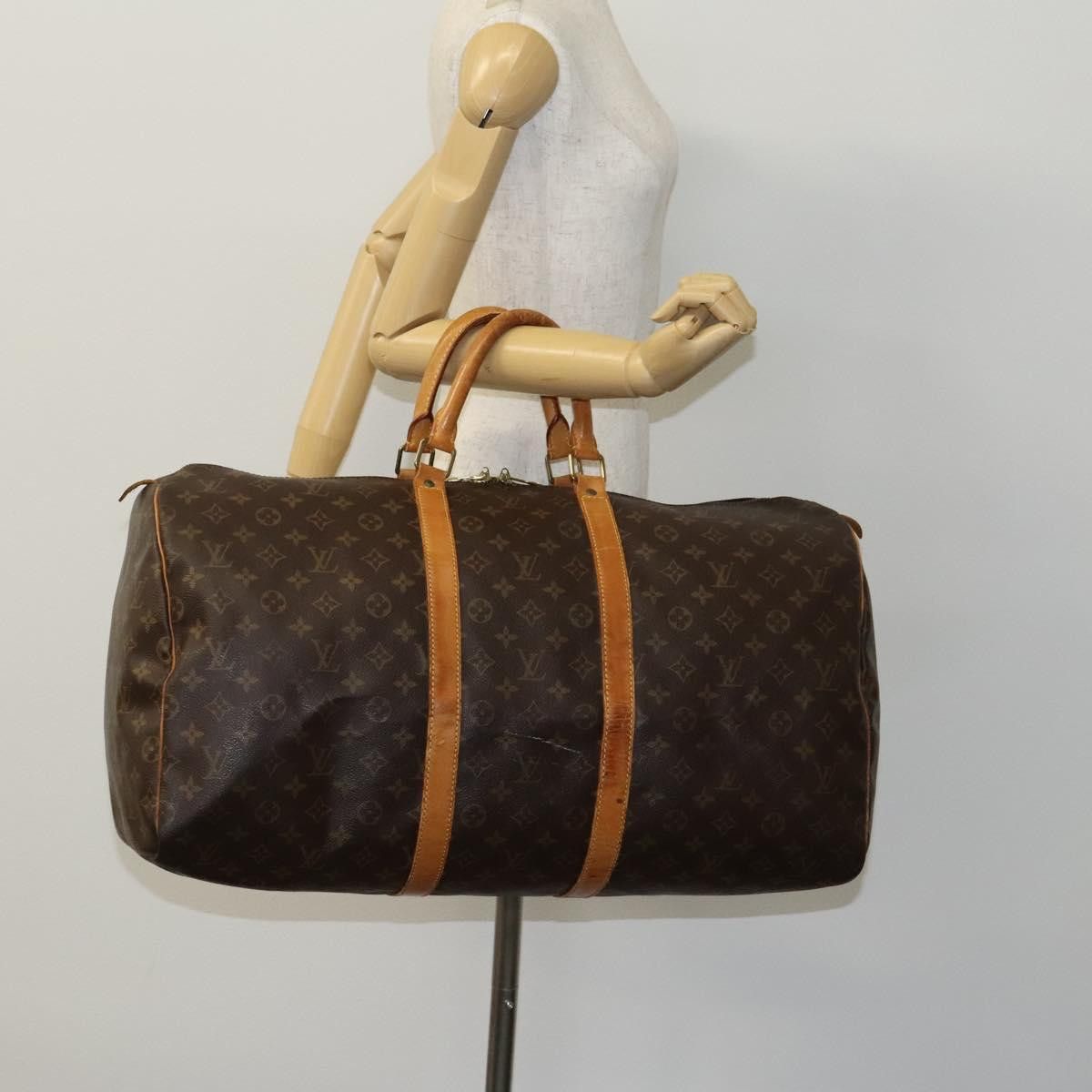 Louis Vuitton Louis Vuitton Keepall 55 travel Size ONE SIZE - 15 Thumbnail