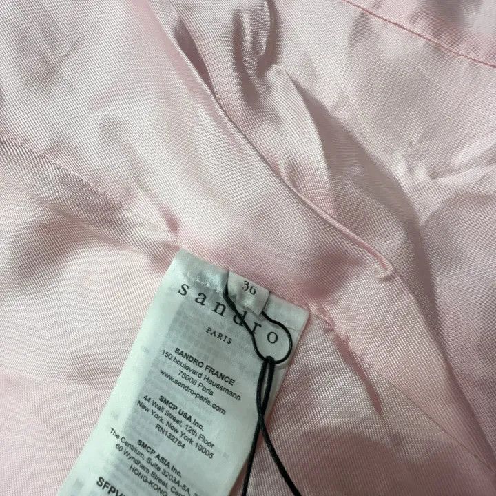 Sandro Sandro Pink Stylish Loose Classic Blazer 0079 Size S / US 4 / IT 40 - 5 Thumbnail
