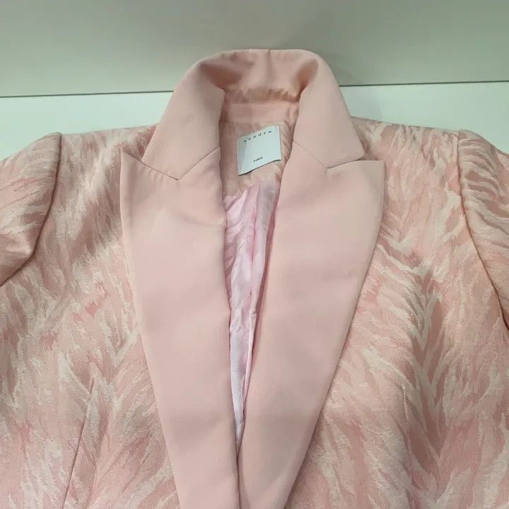 Sandro Sandro Pink Stylish Loose Classic Blazer 0079 Size S / US 4 / IT 40 - 9 Thumbnail