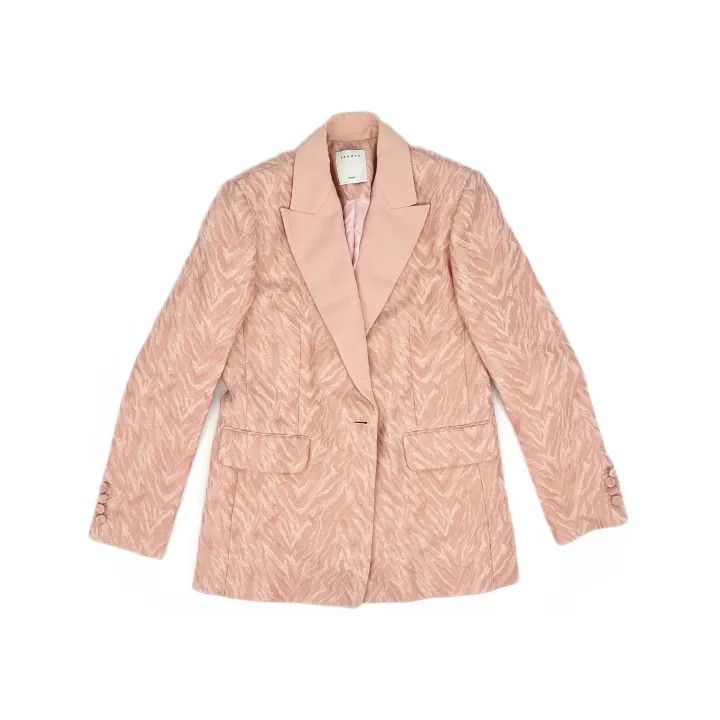 Sandro Sandro Pink Stylish Loose Classic Blazer 0079 Size S / US 4 / IT 40 - 2 Thumbnail