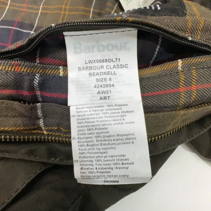 Barbour Barbour Beadnell Waxed Jacket for Women 0079 Size M / US 6-8 / IT 42-44 - 6 Thumbnail