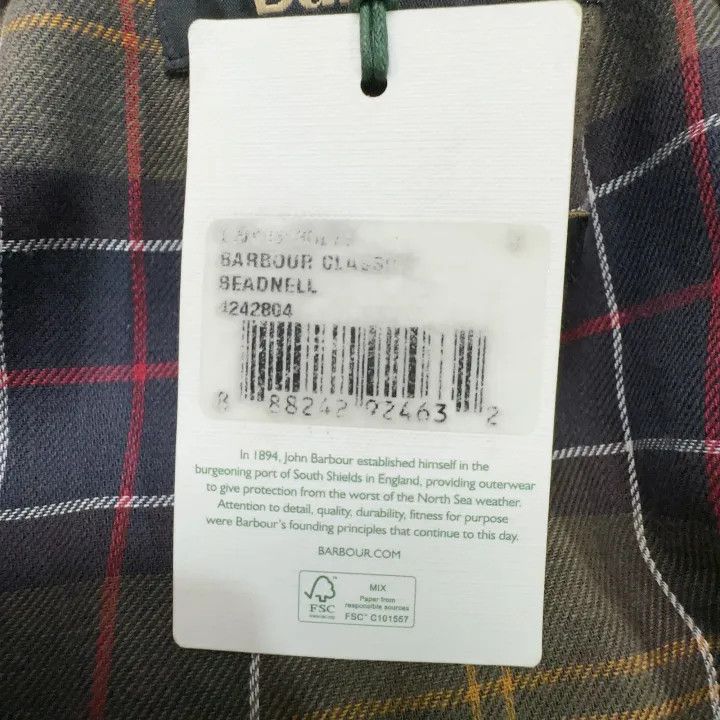 Barbour Barbour Beadnell Waxed Jacket for Women 0079 Size M / US 6-8 / IT 42-44 - 4 Thumbnail