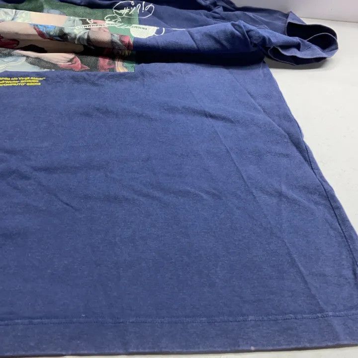 Off-White Off-White Blue Loose-Fit Short Sleeve T-Shirt 0079 Size US XS / EU 42 / 0 - 22 Thumbnail
