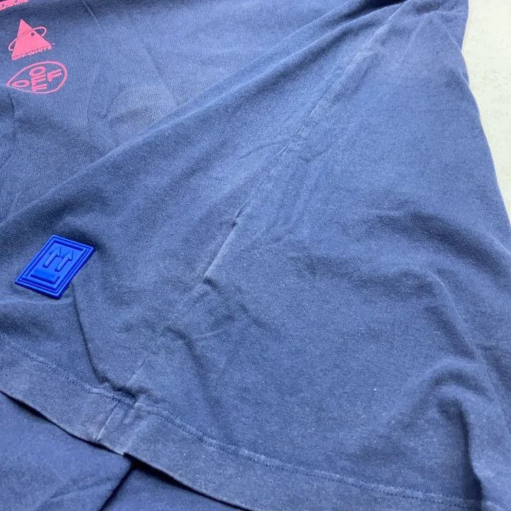 Off-White Off-White Blue Loose-Fit Short Sleeve T-Shirt 0079 Size US XS / EU 42 / 0 - 19 Thumbnail