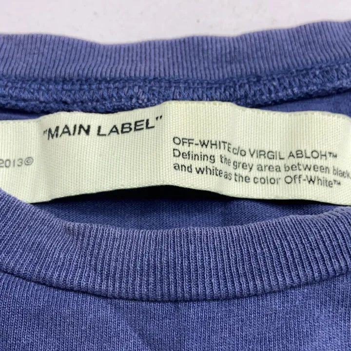 Off-White Off-White Blue Loose-Fit Short Sleeve T-Shirt 0079 Size US XS / EU 42 / 0 - 5 Thumbnail