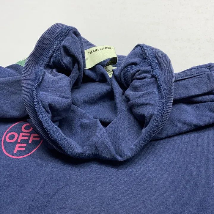 Off-White Off-White Blue Loose-Fit Short Sleeve T-Shirt 0079 Size US XS / EU 42 / 0 - 7 Thumbnail