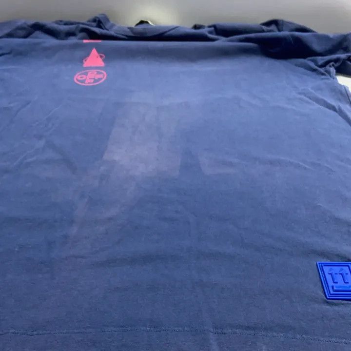 Off-White Off-White Blue Loose-Fit Short Sleeve T-Shirt 0079 Size US XS / EU 42 / 0 - 8 Thumbnail