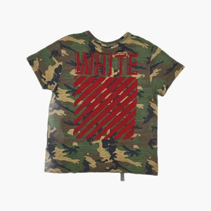 Off-White OFF-WHITE Camouflage Green Short Sleeve T-Shirt 0079 Size US S / EU 44-46 / 1 - 3 Thumbnail