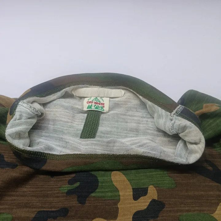 Off-White OFF-WHITE Camouflage Green Short Sleeve T-Shirt 0079 Size US S / EU 44-46 / 1 - 7 Thumbnail