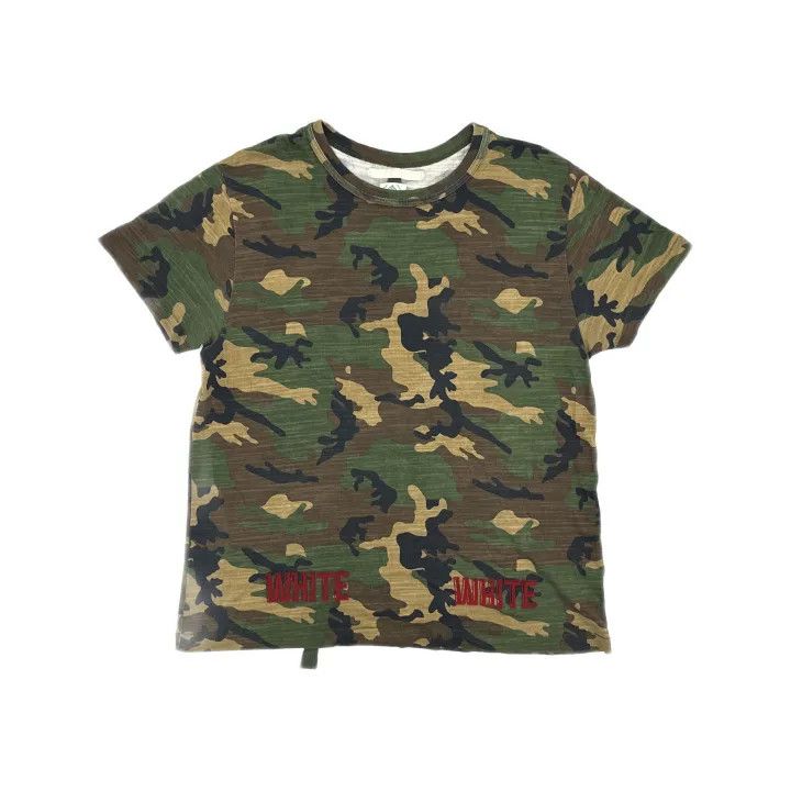 Off-White OFF-WHITE Camouflage Green Short Sleeve T-Shirt 0079 Size US S / EU 44-46 / 1 - 2 Thumbnail