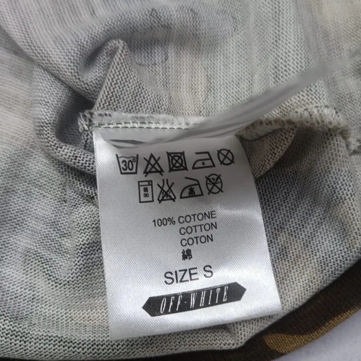 Off-White OFF-WHITE Camouflage Green Short Sleeve T-Shirt 0079 Size US S / EU 44-46 / 1 - 5 Thumbnail