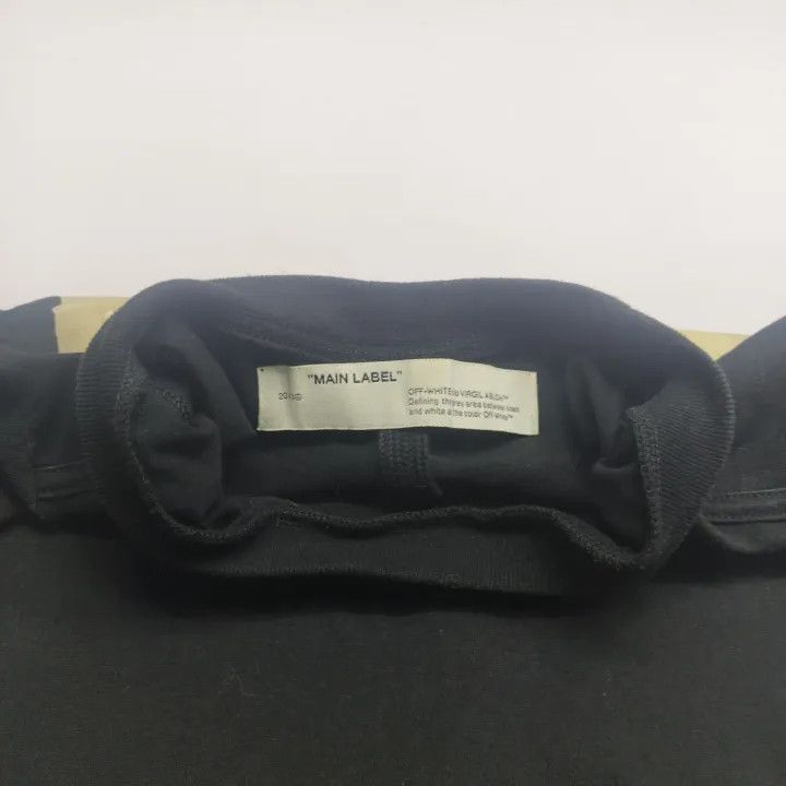 Off-White Off-White Tape Arrow Black Short Sleeve T-Shirt 0079 Size US XXS / EU 40 - 9 Thumbnail
