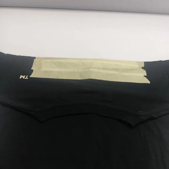 Off-White Off-White Tape Arrow Black Short Sleeve T-Shirt 0079 Size US XXS / EU 40 - 7 Thumbnail