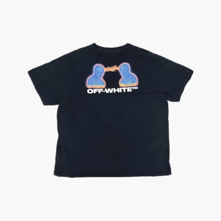 Off-White Off-White Black Graphic Relaxed T-Shirt 0079 Size US L / EU 52-54 / 3 - 3 Thumbnail