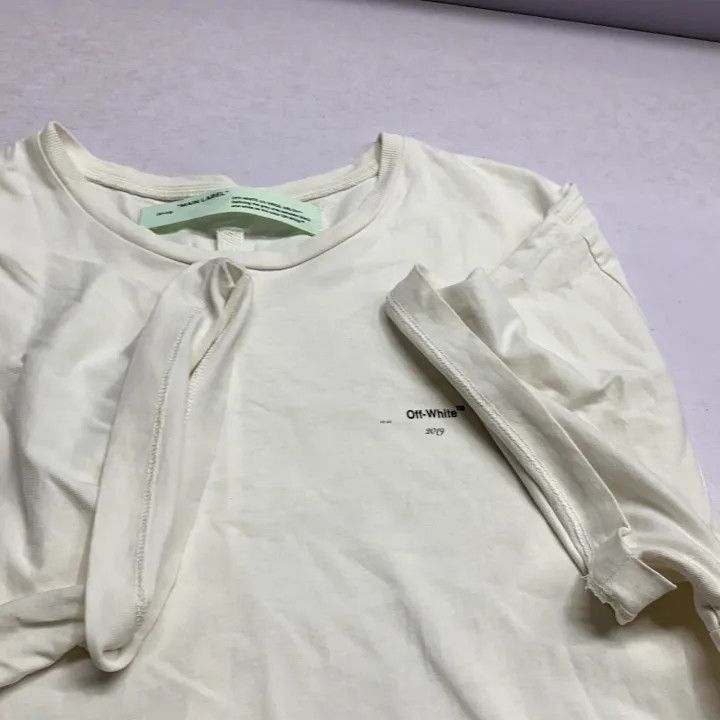 Off-White Off-White Artistic Arrow Short Sleeve T-Shirt 0079 Size US M / EU 48-50 / 2 - 12 Thumbnail