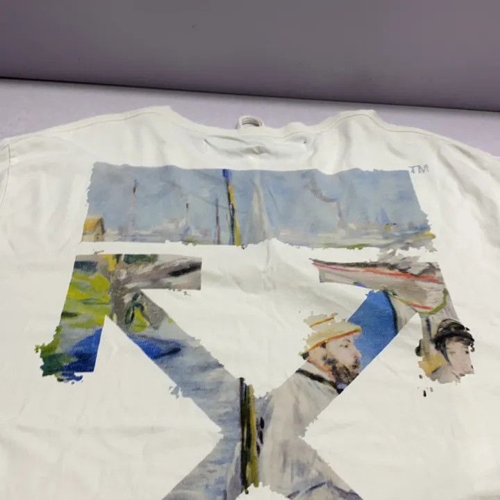 Off-White Off-White Artistic Arrow Short Sleeve T-Shirt 0079 Size US M / EU 48-50 / 2 - 16 Thumbnail