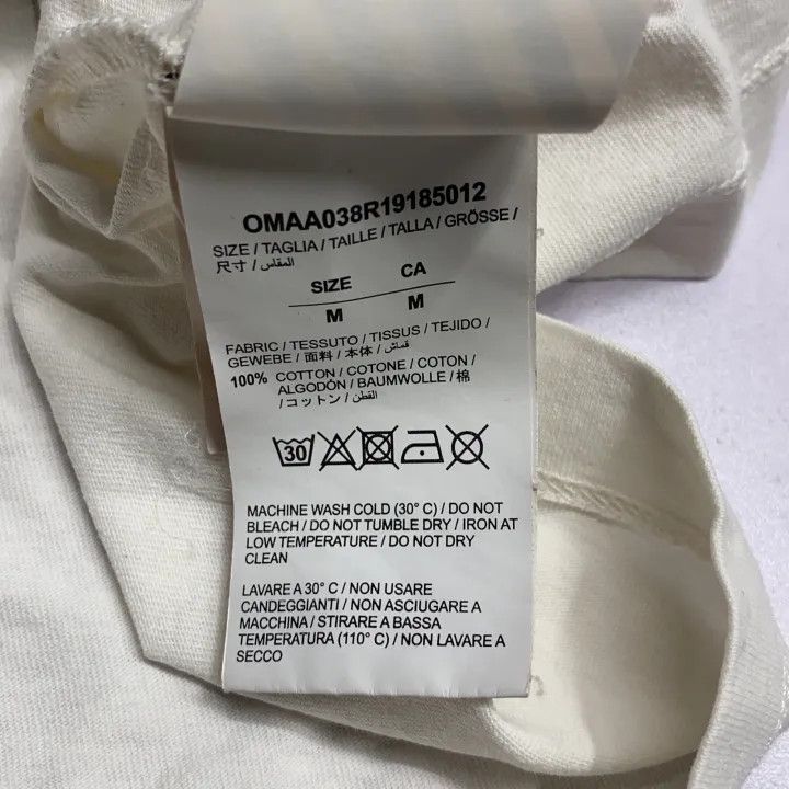Off-White Off-White Artistic Arrow Short Sleeve T-Shirt 0079 Size US M / EU 48-50 / 2 - 4 Thumbnail