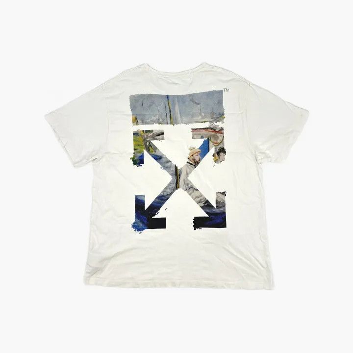 Off-White Off-White Artistic Arrow Short Sleeve T-Shirt 0079 Size US M / EU 48-50 / 2 - 3 Thumbnail