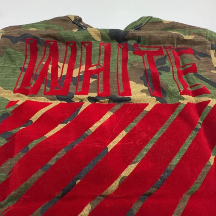 Off-White OFF-WHITE Camouflage Red Velvet T-shirt for Men 0079 Size US XXS / EU 40 - 8 Thumbnail