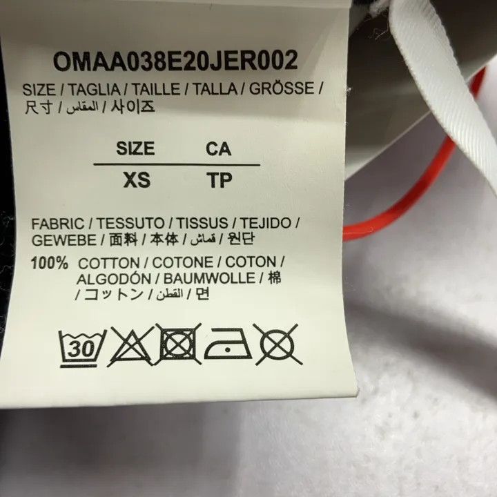 Off-White Off-White Oversized Black T-shirt with Graphics 0079 Size US XS / EU 42 / 0 - 4 Thumbnail