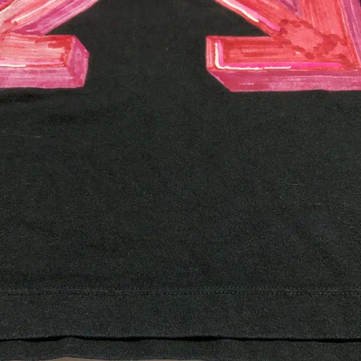 Off-White Off-White Oversized Black T-shirt with Graphics 0079 Size US XS / EU 42 / 0 - 23 Thumbnail