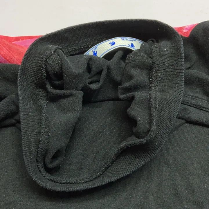 Off-White Off-White Oversized Black T-shirt with Graphics 0079 Size US XS / EU 42 / 0 - 8 Thumbnail