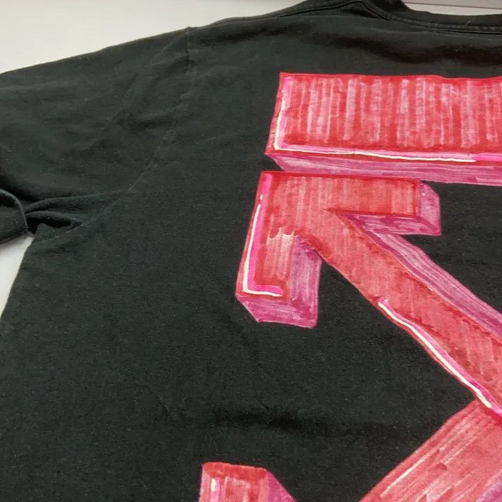 Off-White Off-White Oversized Black T-shirt with Graphics 0079 Size US XS / EU 42 / 0 - 20 Thumbnail