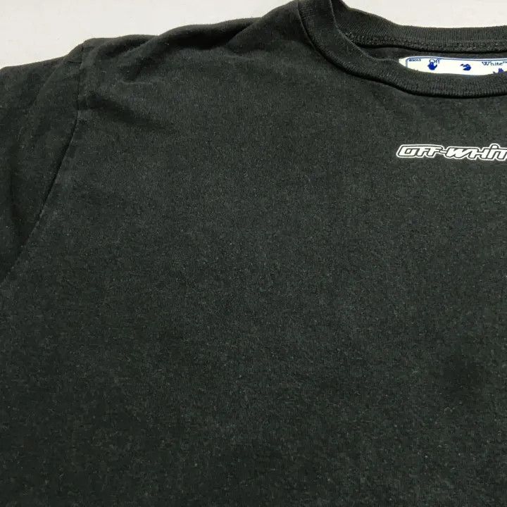 Off-White Off-White Oversized Black T-shirt with Graphics 0079 Size US XS / EU 42 / 0 - 10 Thumbnail