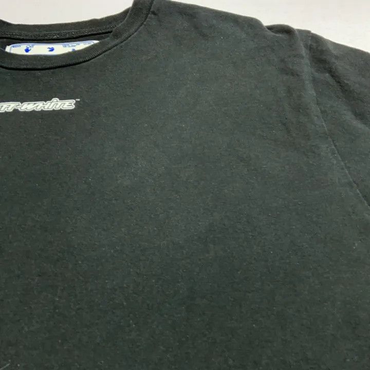 Off-White Off-White Oversized Black T-shirt with Graphics 0079 Size US XS / EU 42 / 0 - 9 Thumbnail