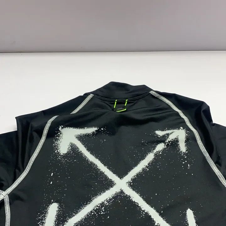Off-White Nike x OFF-WHITE Black Dri-FIT Long Sleeve Top 0079 Size US XS / EU 42 / 0 - 6 Thumbnail