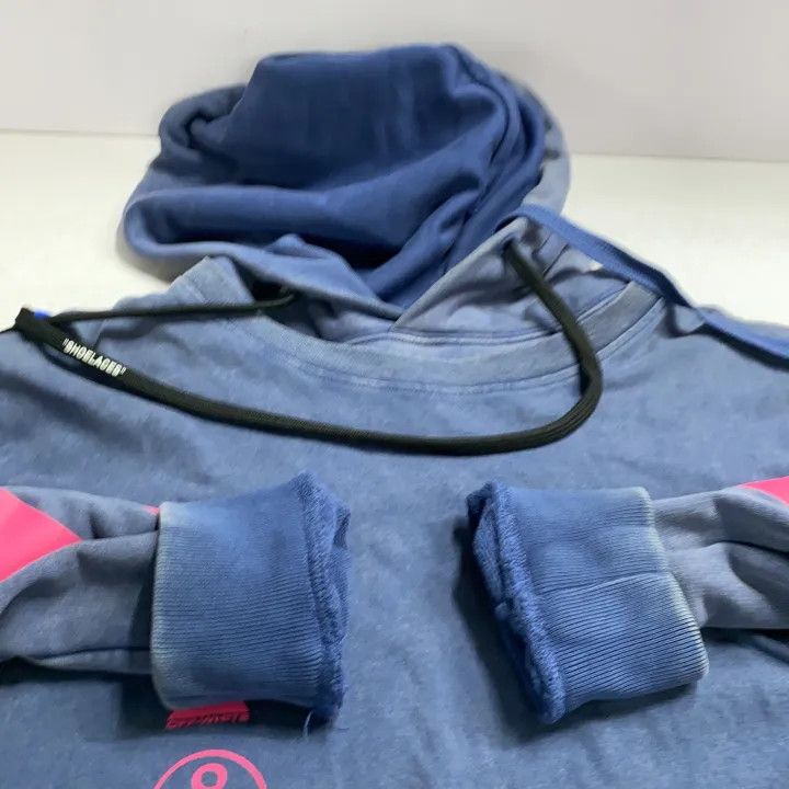 Off-White Off-White Blue Layered Graphic Hoodie 0079 Size US M / EU 48-50 / 2 - 12 Thumbnail