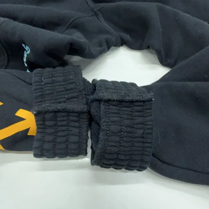 Off-White OFF-WHITE Black Drawstring Logo Sweatpants 0079 Size US 26 / EU 42 - 9 Thumbnail