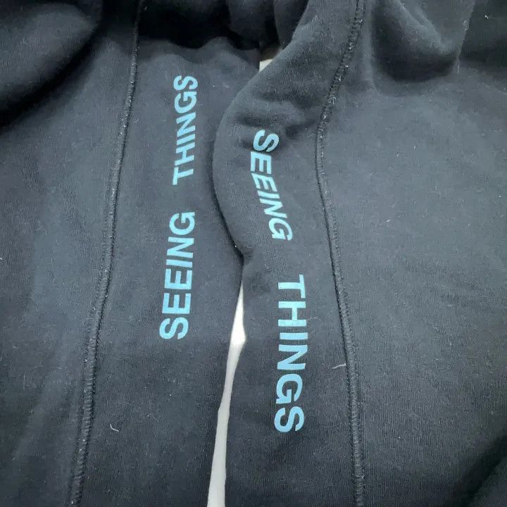 Off-White OFF-WHITE Black Drawstring Logo Sweatpants 0079 Size US 26 / EU 42 - 6 Thumbnail