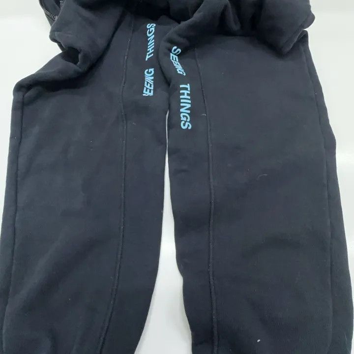 Off-White OFF-WHITE Black Drawstring Logo Sweatpants 0079 Size US 26 / EU 42 - 10 Thumbnail