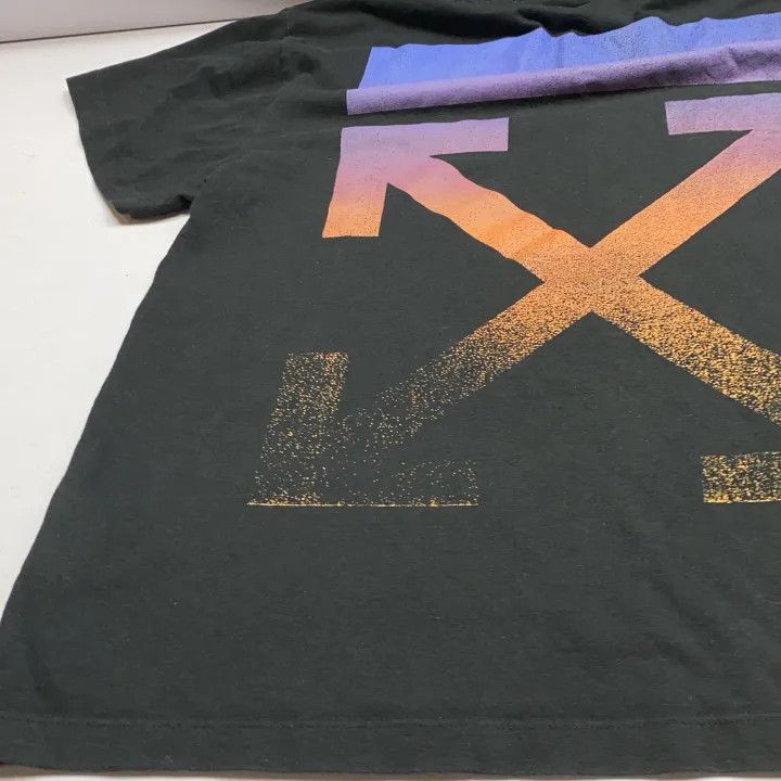 Off-White Off-White Black Gradient Arrow Print T-Shirt 0079 Size US XXS / EU 40 - 16 Thumbnail