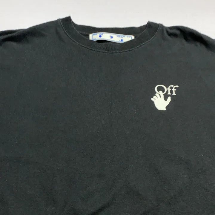 Off-White Off-White Black Gradient Arrow Print T-Shirt 0079 Size US XXS / EU 40 - 10 Thumbnail