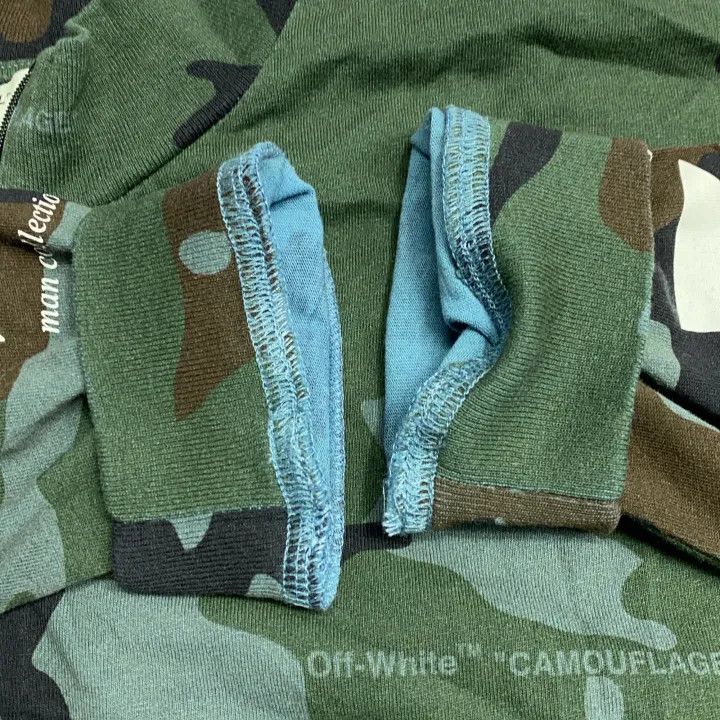 Off-White Off-White Camouflage Print Half-Zip Long Sleeve T-Shirt 0079 Size US M / EU 48-50 / 2 - 9 Thumbnail