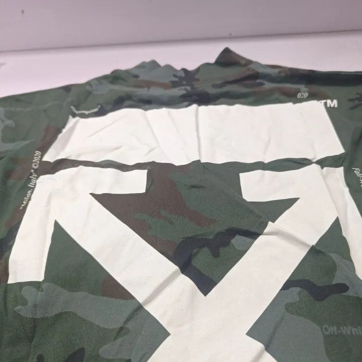 Off-White Off-White Camouflage Print Half-Zip Long Sleeve T-Shirt 0079 Size US M / EU 48-50 / 2 - 7 Thumbnail