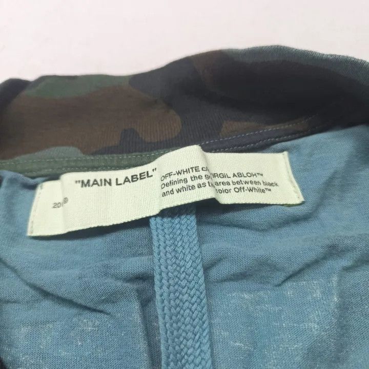 Off-White Off-White Camouflage Print Half-Zip Long Sleeve T-Shirt 0079 Size US M / EU 48-50 / 2 - 4 Thumbnail