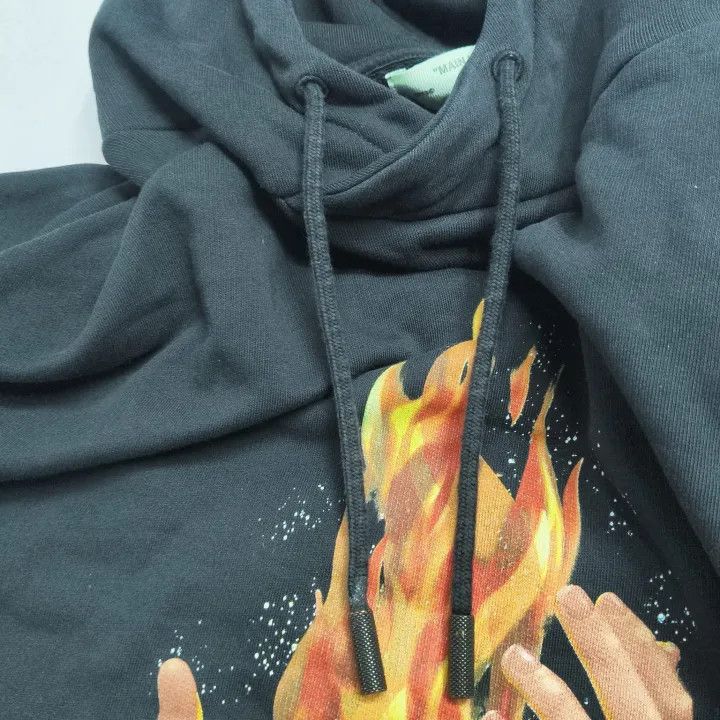 Off-White Off-White Flame Graphic Hoodie 0079 Size US XL / EU 56 / 4 - 10 Thumbnail