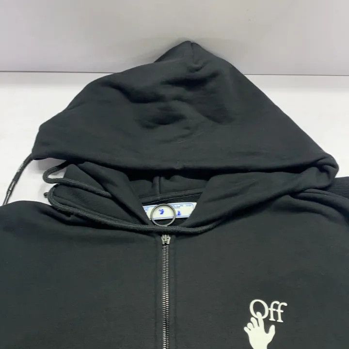 Off-White OFF-WHITE Paint Arrow Graphic Zip Hoodie 0079 Size US M / EU 48-50 / 2 - 12 Thumbnail