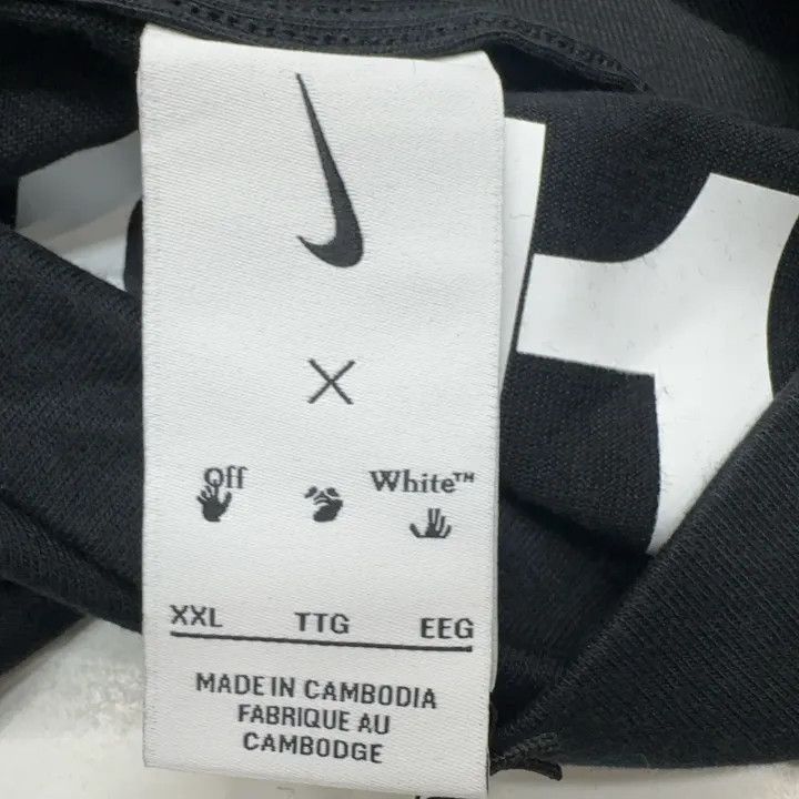 Off-White Off-White™ x Nike Black Graphic Tee 0079 Size US XXL / EU 58 / 5 - 10 Thumbnail