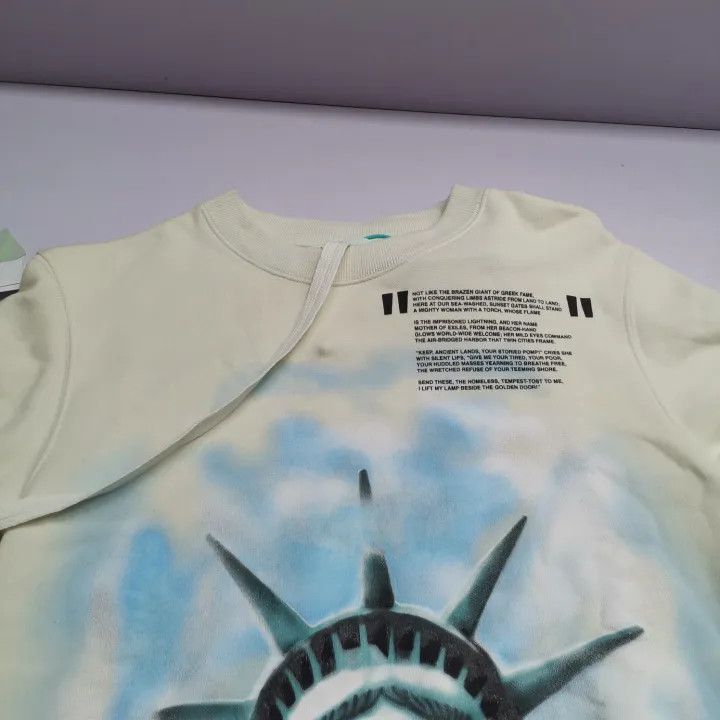 Off-White OFF-WHITE Statue of Liberty Long Sleeve Sweatshirt 0079 Size US XS / EU 42 / 0 - 9 Thumbnail